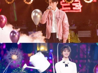 王鹤棣沈月跨年舞台，甜蜜互动引粉丝尖叫